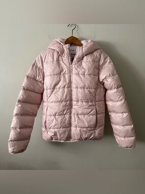RARE  Tna baby pink lil fuzzy puff ☁️ goose down filled L